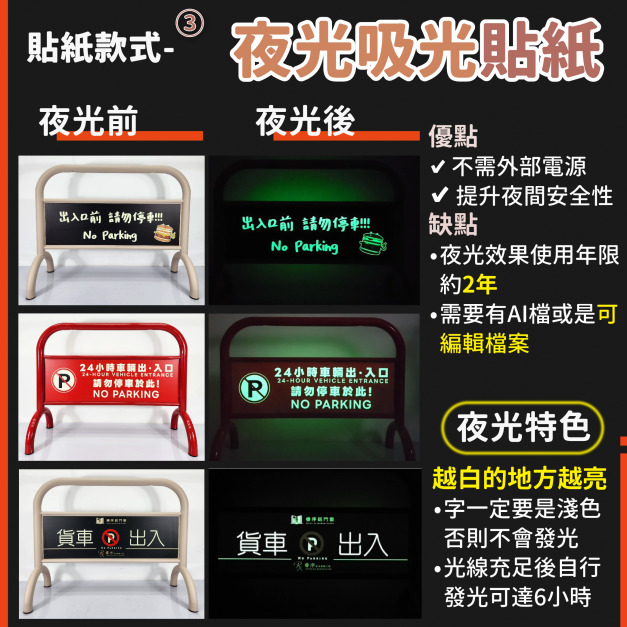 加購 拒馬海報貼紙-夜光貼紙（2張/組）（含大圖輸出及貼工）可客制印刷排版，下單後請加LINE好友