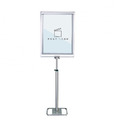 不鏽鋼多功能大型告示牌 方形底盤 P2-02