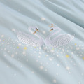 【織眠家族】60支精梳棉／長絨棉／刺繡／兩用被床包組／雙人／加大／特大／拾光羽翼_1