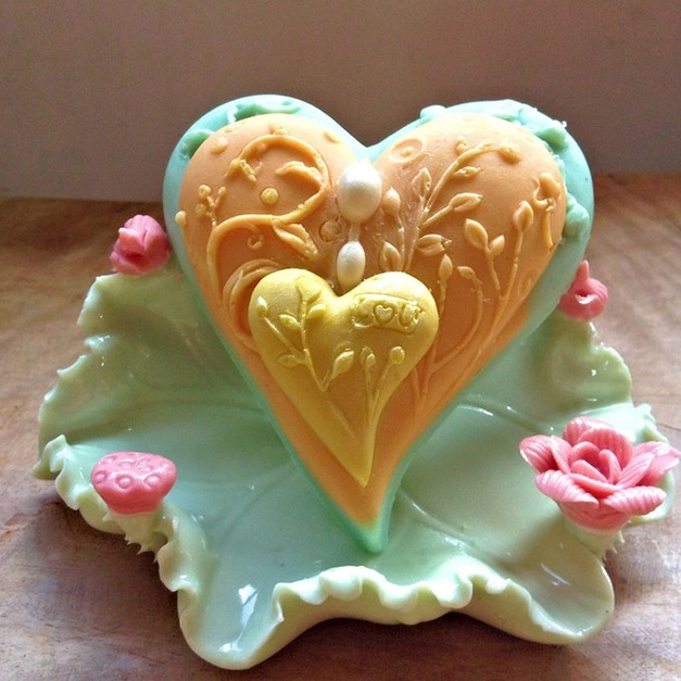 Sweet heart 藝術造型五連模