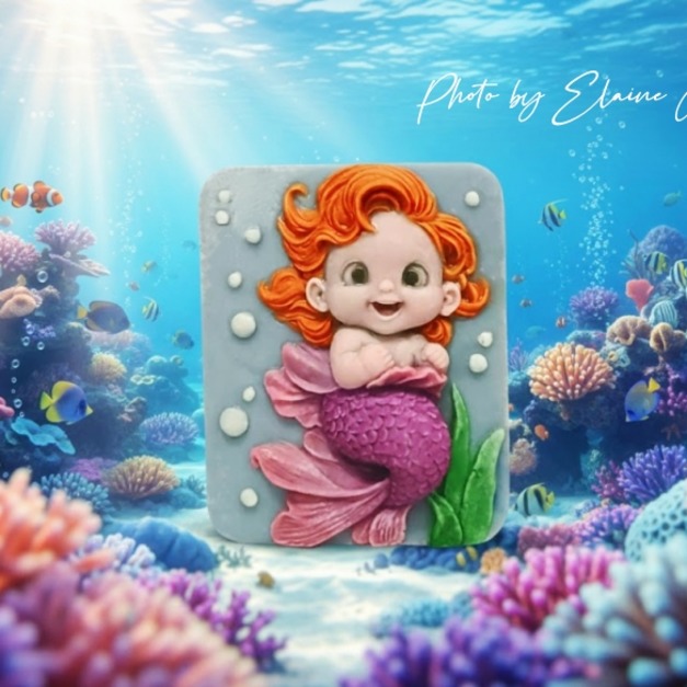 小美人魚造型矽膠模