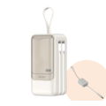 正負零無線升級組【aircolor 65W快充行動電源-白色 + 正負零原廠DC轉接線】