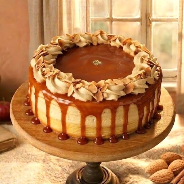 Caramel Apple Mille-Cr&ecirc;pe Cake 法式焦糖蘋果千層蛋糕 (四月底前享95折優惠)