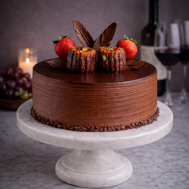 母親節蛋糕 - 微醺波爾多巧克力蛋糕 Gâteau au chocolat au vin de Bordeaux提供日期：04/27(一)～05/30(六)