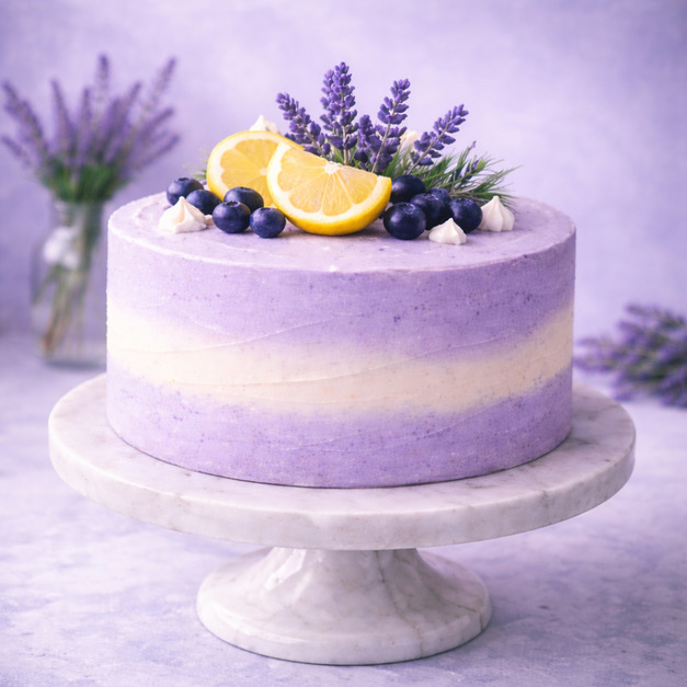 母親節蛋糕 - 普羅旺斯薰衣草蛋糕 Gâteau à la lavande de Provence 提供日期：04/27(一)～05/30(六)