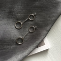鏈條連結圓圈耳環 Connect Earrings_2