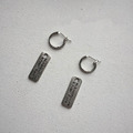 復古仿舊鐵牌耳環 Vintage Plate Earrings_4