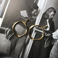 浮華曲線圓圈耳環 Curve Circle Earrings_3