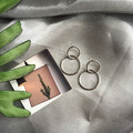 摩登雙圈耳環 Modern Circles Earrings_1