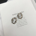 摺頁圓圈耳環 Folding Circle Earrings_2