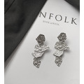 錫箔脆紙片耳環 Tin Foil Earrings_1