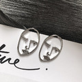 五官輪廓線條耳環 Face Earrings_4
