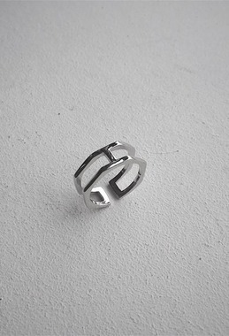 簡約H形戒指 Simple H Ring