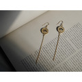 復古硬幣鏈條耳環 Coin Chain Earrings_1