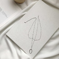 雙層細鍊幾何項鍊 Double Layer Necklace