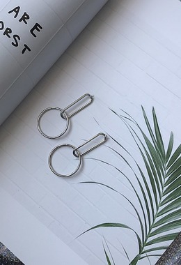 極簡幾何圓圈耳環 Classic Circle Earrings