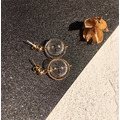 玻璃氣泡球耳環 Light Bulb Earrings_1