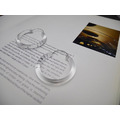 透明圓圈壓克力耳環 Transparent Circle Earrings_1