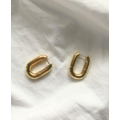 橢圓零耳環 Chunky Zero Earrings
