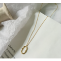 不規則波浪橢圈項鍊 Irregular Necklace_3