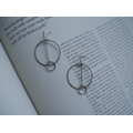 極簡環中圈耳環 Ring In The Circle Earrings_1