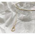 不規則波浪橢圈項鍊 Irregular Necklace_1