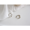 三股麻花圓圈耳環 Simple Twist Earrings_4