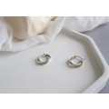 三股麻花圓圈耳環 Simple Twist Earrings_3