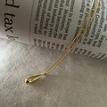 簡約長水滴項鍊 Water Droplets Necklace_3
