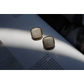 復古金框石紋耳環 Vintage Mode Earrings_2