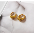 橢圓蛋型厚圈耳環 Eggy Earrings_4