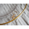 聖母吊牌圓圈耳環 Faith Earrings_1