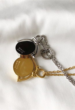 巴黎扭結吊墜長項鍊 Merci Paris Necklace