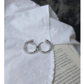 金銀開口圓圈耳環 Breach Earrings