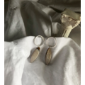 圓圈長墜蝶貝耳環 Simple Shell Earrings_3