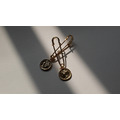 復古硬幣迴紋針耳環 Coin Paper Clip Earrings_1