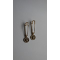 復古硬幣迴紋針耳環 Coin Paper Clip Earrings