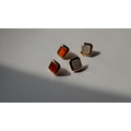 方形琥珀耳環 Square Amber Earrings