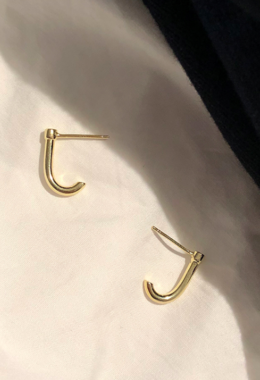 極簡鉤型小耳環 Simple Hook Earrings