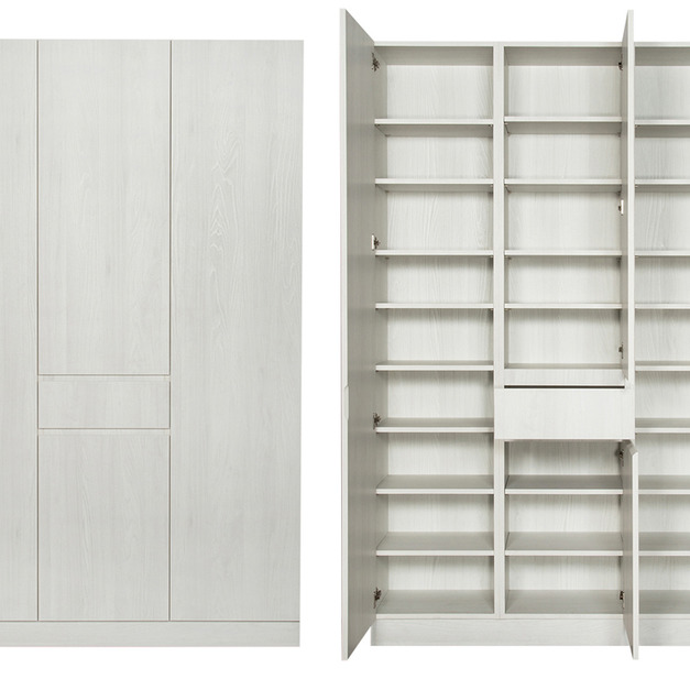 玄關中抽四門三櫃高鞋櫃 W150*H218*D38-A0200123 +$2,200