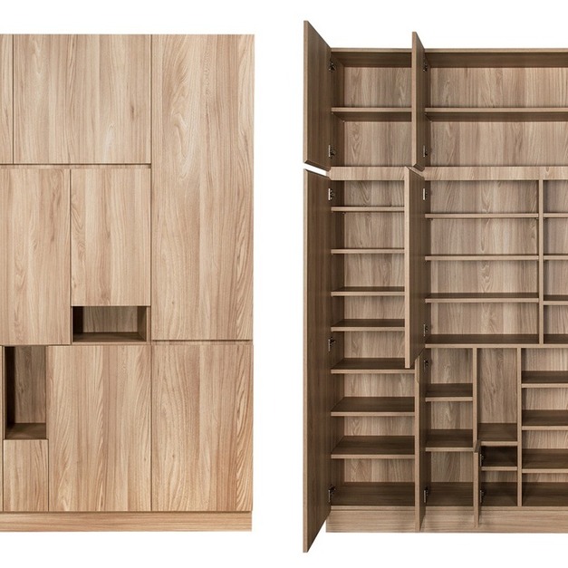 玄關多門完美右款高鞋櫃 W180*H218*D38-A0200623 +$2,600