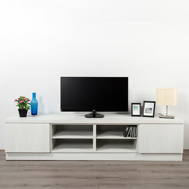 客廳雙抽四格電視矮櫃 W210*H49*D50-B0100504 +$9,900