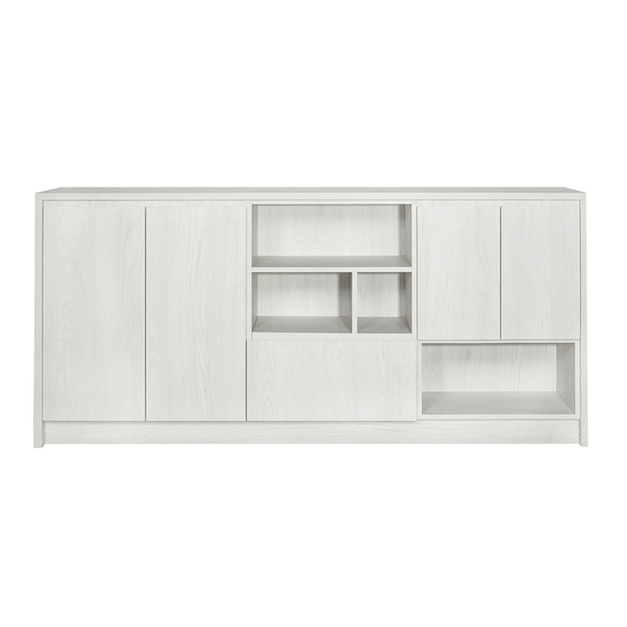 餐廳五門九格左右寬收納矮櫃 W225*H92*D40-C0100406 +$4,100