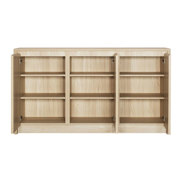 餐廳三門九格收納矮櫃L款 W185*H95*D40-C0100106 +$5,600