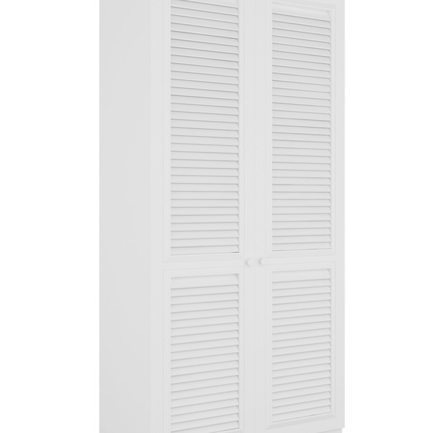 新古典六格百葉開門D款餐廳高櫃 W86*H218*D61-C0300734