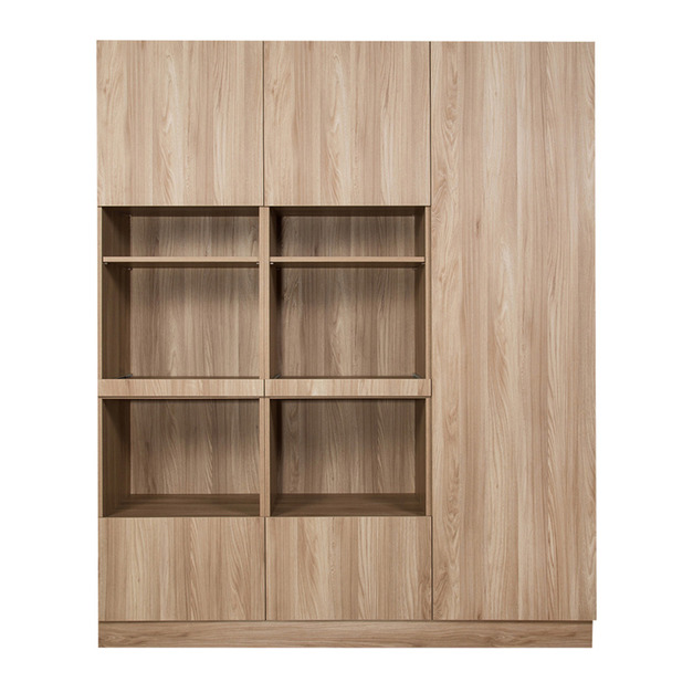 餐廳五門中左雙拉盤十八格電器高櫃 W180*H218*D58-C0400110 -$200