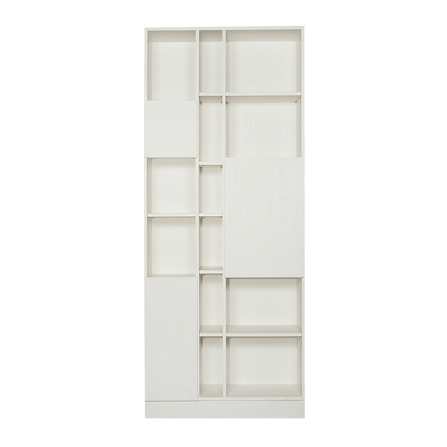 書房三門十八格3尺高櫃B款 W90*H218*D35-D0200708