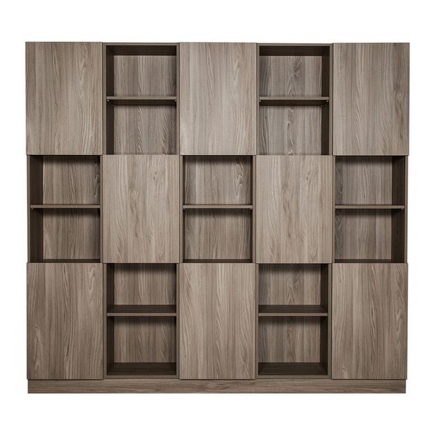 書房八門三十格8.3尺五高櫃加大 W250*H218*D35-D0201523 +$3,000