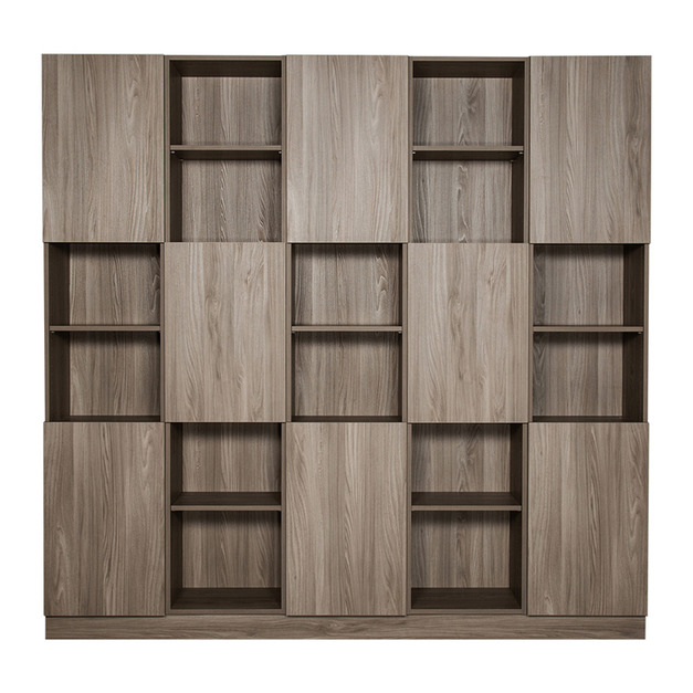 書房八門三十格7.5尺五高櫃 W225*H218*D35-D0201521