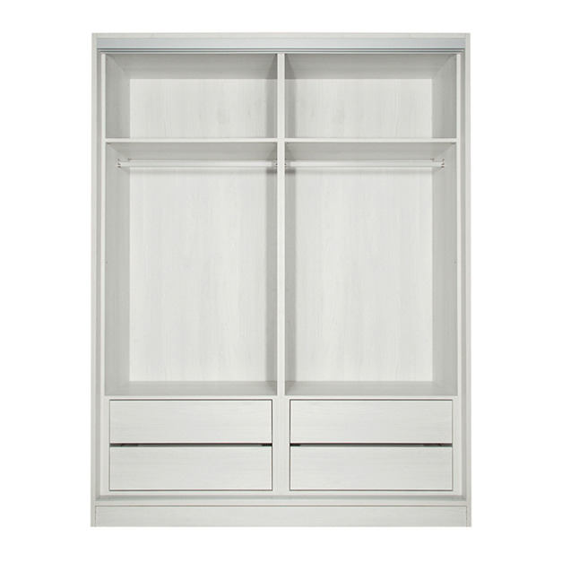 臥房雙衣桿四抽屜6尺滑門衣櫃 W185*H234*D65-E0200409 +$8,500